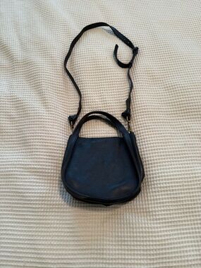 Madewell Black Leather Crossbody Handbag